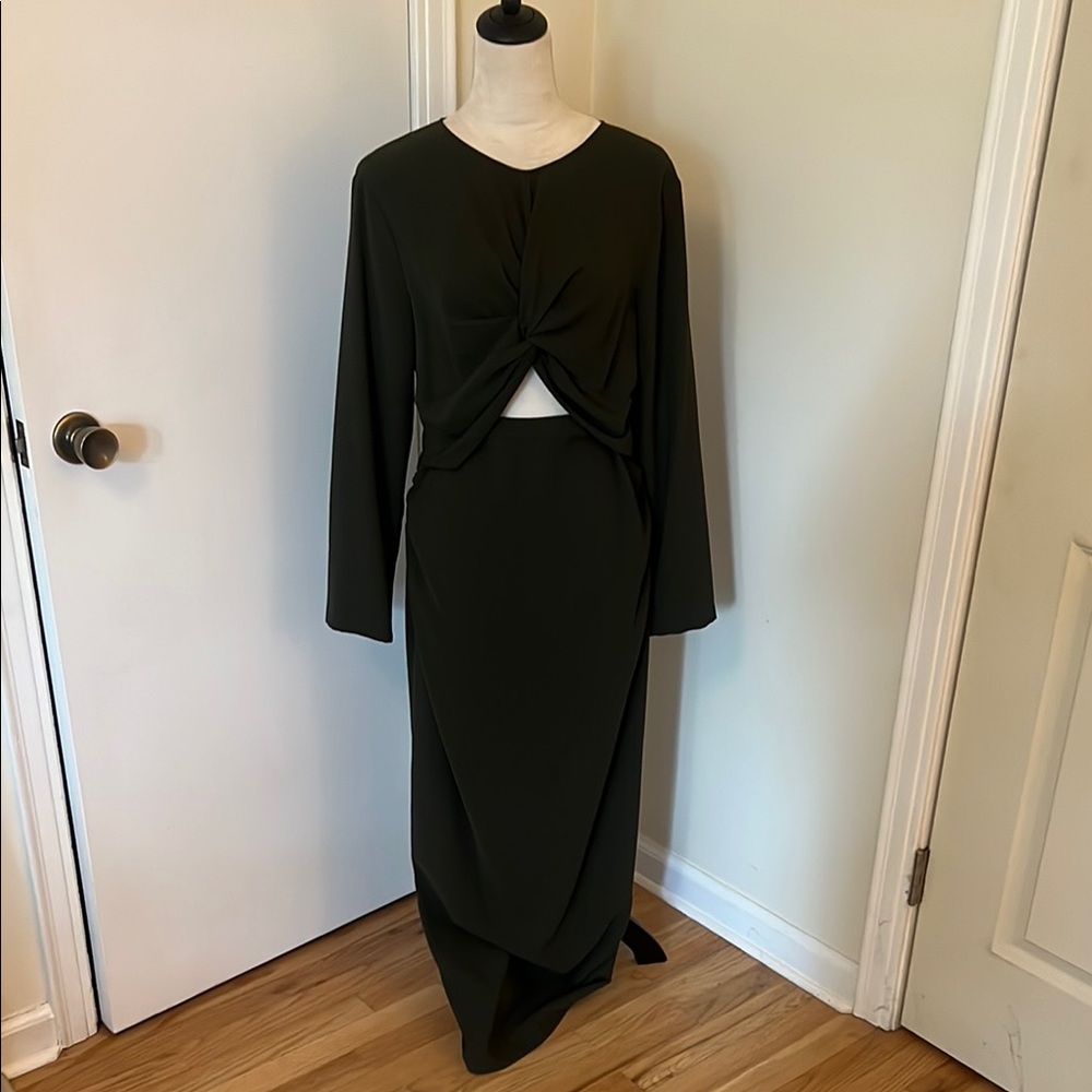 Elegant Black Long Sleeve Dress